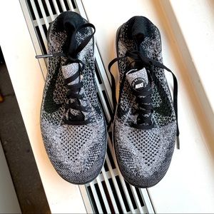 NIKE Free Flyknit 2018 “ Oreo “ running shoes